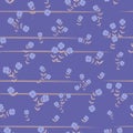 Seamless feedsack pattern in small flowers. Print for textile, fabric, covers, wallpapers, print, gift wrap, decoupage,