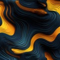 Seamless Fine Detail Modern Topographic Lines AI Generated