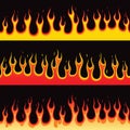 Seamless Fire Flame Royalty Free Stock Photo