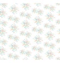 Seamless firework salute pattern isolated on white Royalty Free Stock Photo