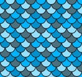 Seamless Fish Scale Pattern Vector Illustration Royalty Free Stock Photo