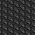 Seamless fishes pattern.