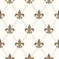 Seamless Fleur De Lis Pattern