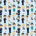 Seamless flight attendant/pilot pattern