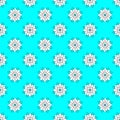 Seamless floral abstract pattern of repeating geometric shapes with texture, design for textile surface decor, fabric cover cover Royalty Free Stock Photo