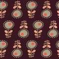 Seamless floral background