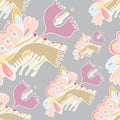 Seamless floral background pattern