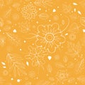 Seamless floral background . Textile or wallpaper pattern.