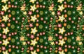 Seamless floral background for wallpaper and fabric design Vector file Royalty Free Stock Photo