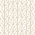 Seamless floral chevron pattern with abstract leaves in light colors. Vector ornamental print