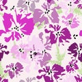 Seamless floral design abstract background for fabrics, dress material
