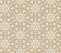 Seamless floral mosaic pattern