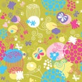 Seamless floral pattern Royalty Free Stock Photo