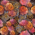Seamless floral pattern,beautiful wallpaper