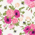 Seamless floral pattern.