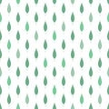 Seamless floral pattern. Green leaves texture on white background Royalty Free Stock Photo