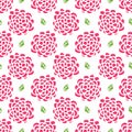 Seamless floral pattern. Hand Drawing Royalty Free Stock Photo