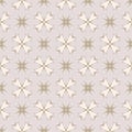 Seamless floral pattern. Luxury abstract illustration with gold lines, flowers Royalty Free Stock Photo