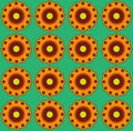 Seamless floral pattern. Royalty Free Stock Photo