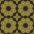 Seamless floral pattern. Oriental ornament. Element for design. Royalty Free Stock Photo