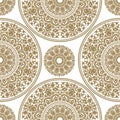 Seamless floral pattern. Oriental ornament. Element for design. Royalty Free Stock Photo