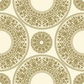 Seamless floral pattern. Oriental ornament. Element for design. Royalty Free Stock Photo