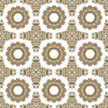 Seamless floral pattern. Oriental ornament. Element for design. Royalty Free Stock Photo