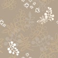 Seamless floral pattern Royalty Free Stock Photo