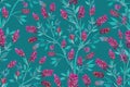 Seamless floral pattern.