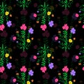 Seamless floral pattern Royalty Free Stock Photo