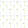 Seamless floral pattern in soft pastel colors.