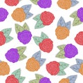 Seamless Floral Pattern. Vector illustration.