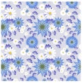 Seamless floral pattern.