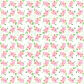 Seamless floral pattern with watercolor roses. Romantic background for printing on fabric, textiles, clothing, wrapper, paper