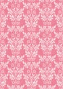 Seamless floral red color design background