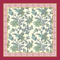 Seamless floral scarf design