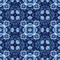 Seamless floral tapestry pattern in the style of Chinese Royalty Free Stock Photo