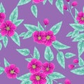 Seamless floral texture