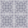 Seamless floral tile pattern Royalty Free Stock Photo