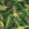 Seamless palm tree leave pattern