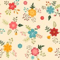 Seamless flower pattern