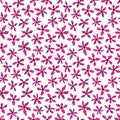 Seamless flower pattern. Pink purple floral background. Floral print for fabrics. Vector Royalty Free Stock Photo