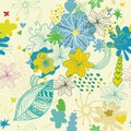 Seamless flower spring lovely pattern1 Royalty Free Stock Photo