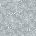 Seamless flower wallpaper pattern