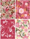 Seamless flowers pattern