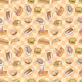 Seamless food pattern