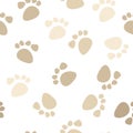 Seamless footprint pattern