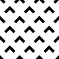 Seamless forward arrow pattern on white