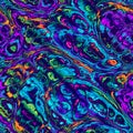 Seamless fractal marble vibrant ornate jpg pattern