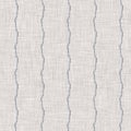 Seamless French country kitchen stripe fabric pattern print. Blue white vertical striped background. Batik dye provence Royalty Free Stock Photo